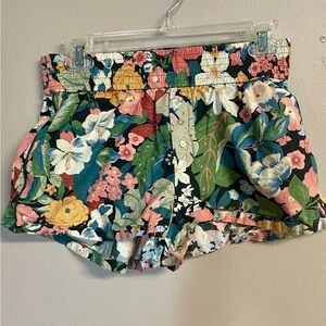 Zara Trafaluc Collection Floral Shorts